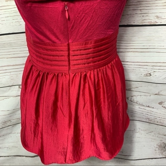 BCBGMAXAZRIA Tie Neck Ruffle Tank Top - Picture 6 of 9